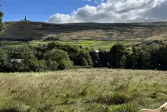 View from bell tent