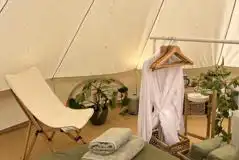 Bell tent interior