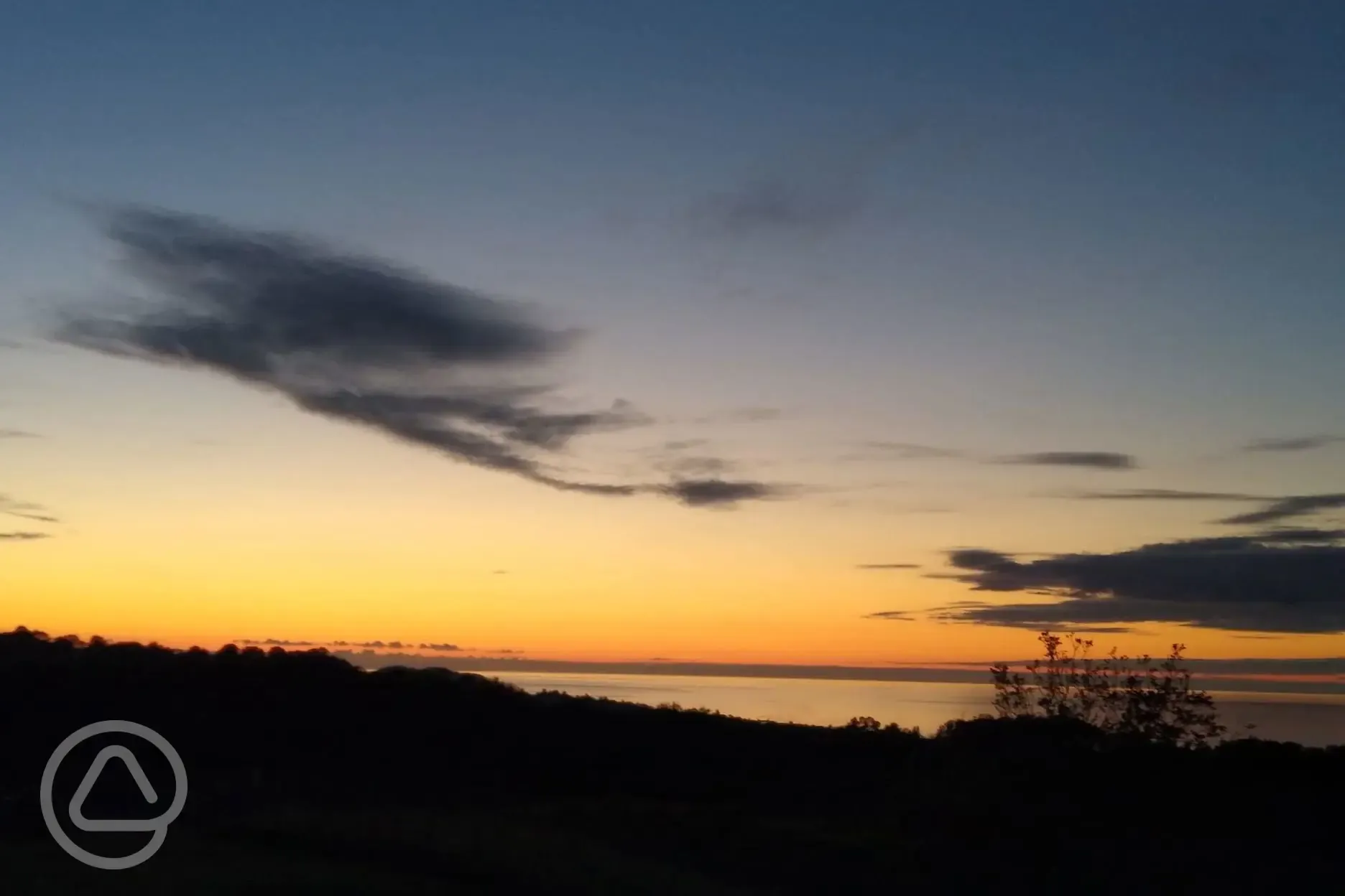 Sunset from the farm