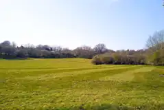 Non electric grass tent pitches