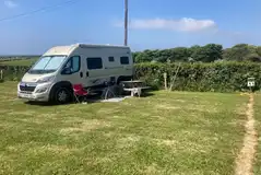 Electric grass pitches for tents and tourers