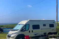 Electric grass pitches with sea views