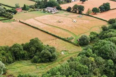 Aerial of the campsite