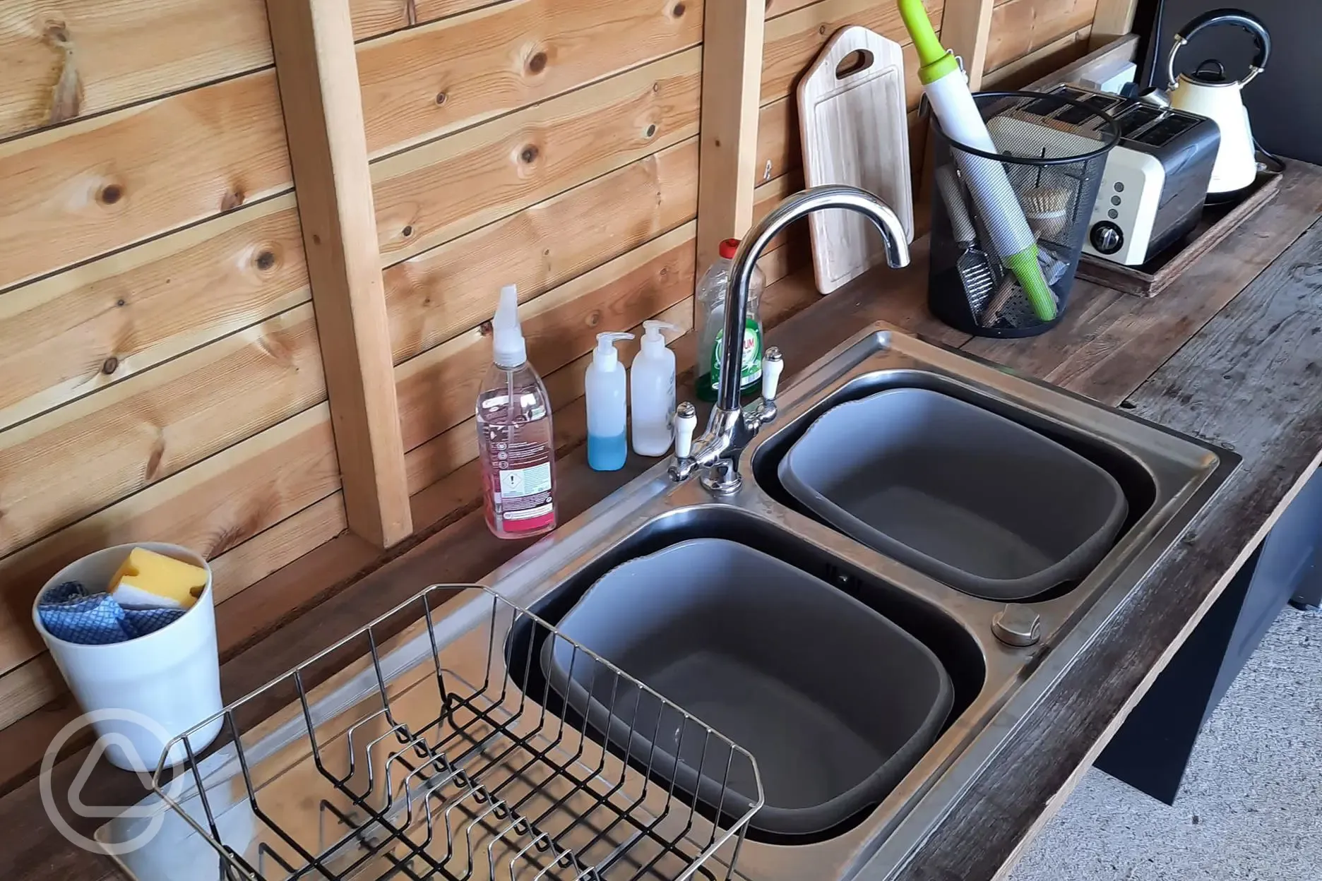 Washing up area