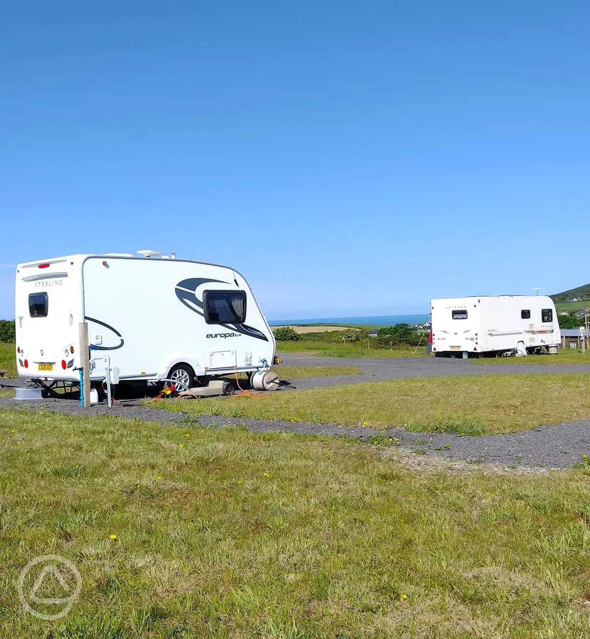 Electric hardstanding touring pitches