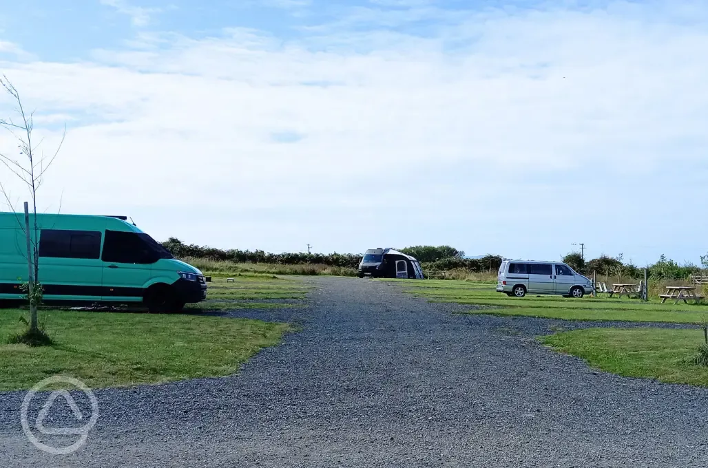 Electric hardstanding touring pitches