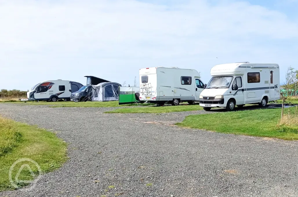 Electric hardstanding touring pitches