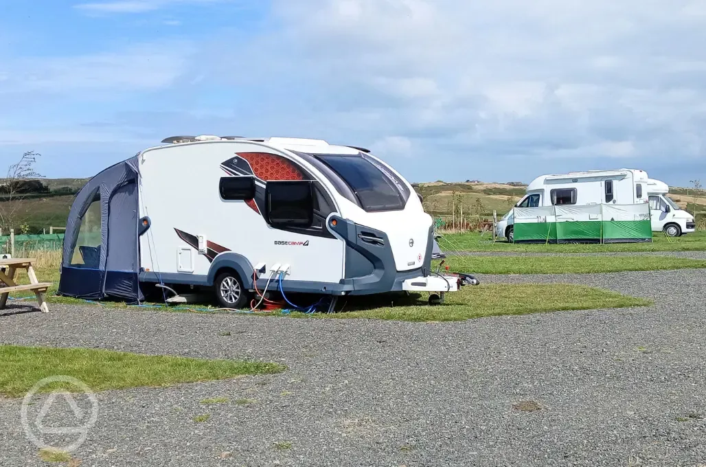 Grass touring pitches
