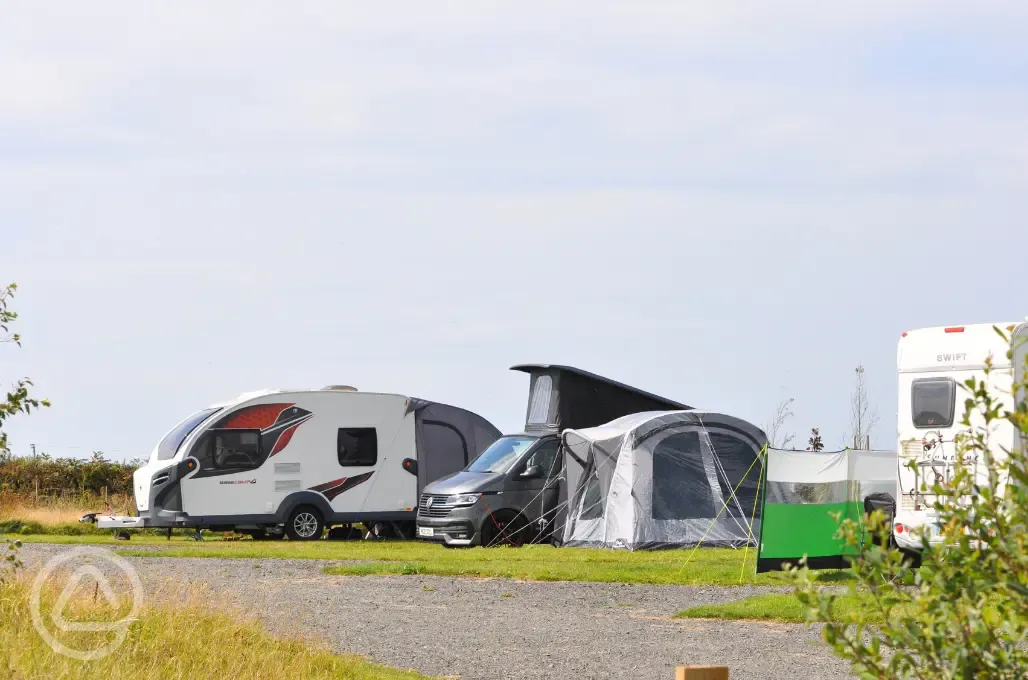 Electric hardstanding touring pitches
