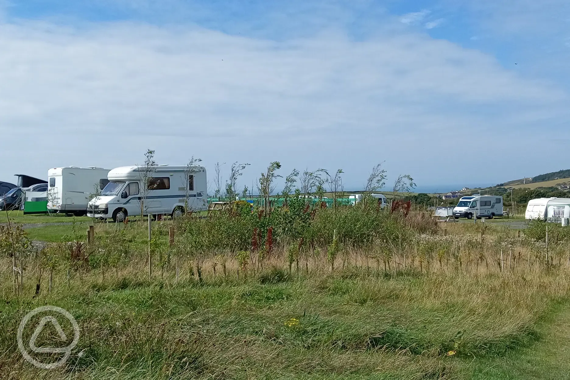 Electric hardstanding touring pitches