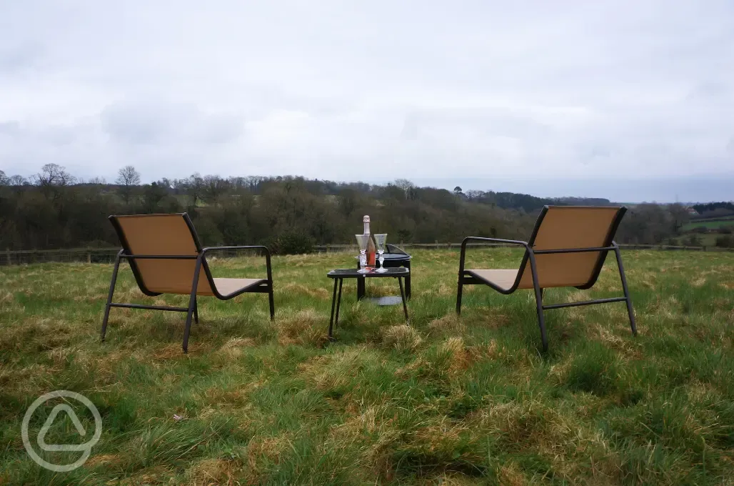 Outdoor seating area