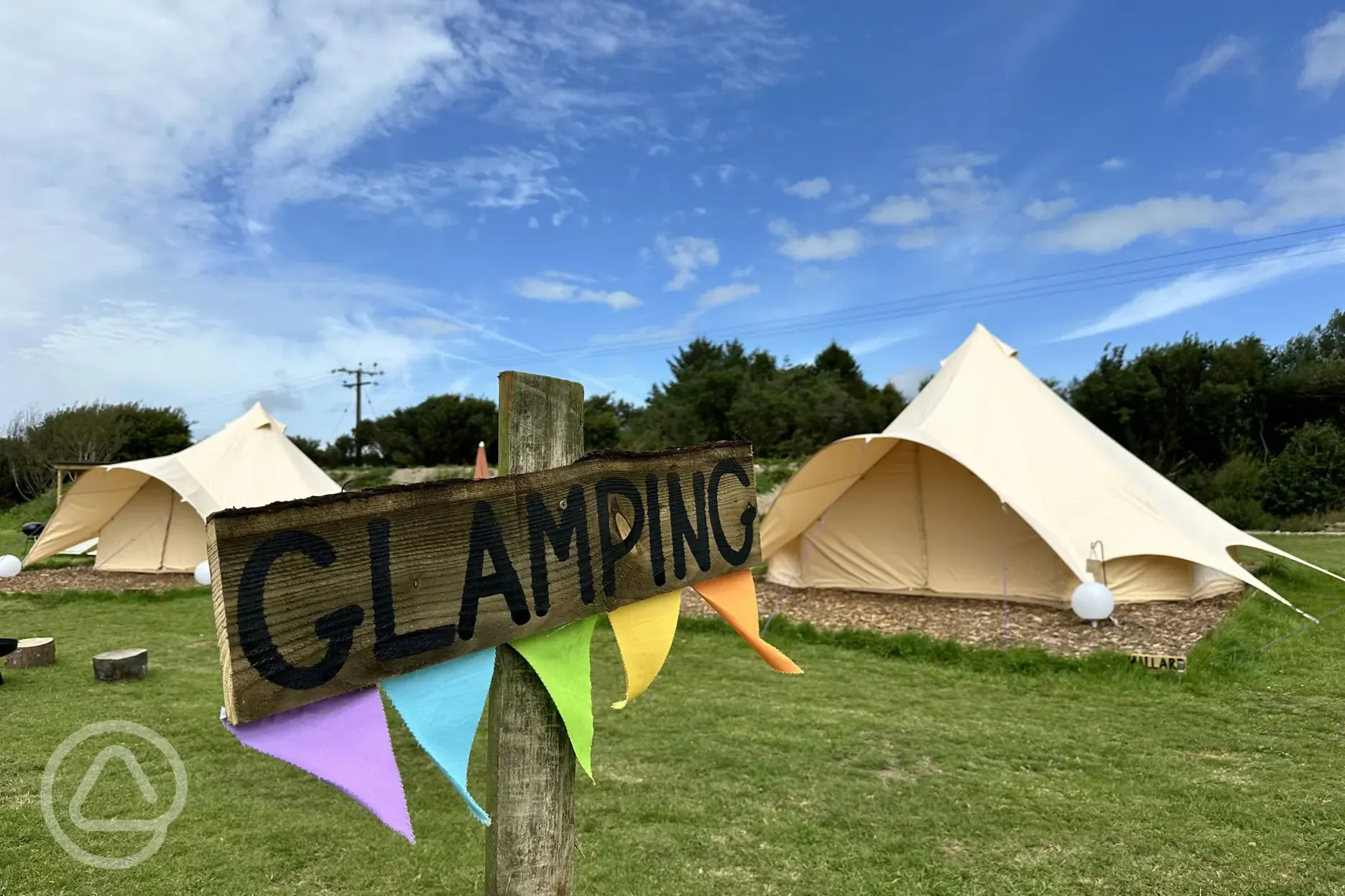 Furnished bell tents