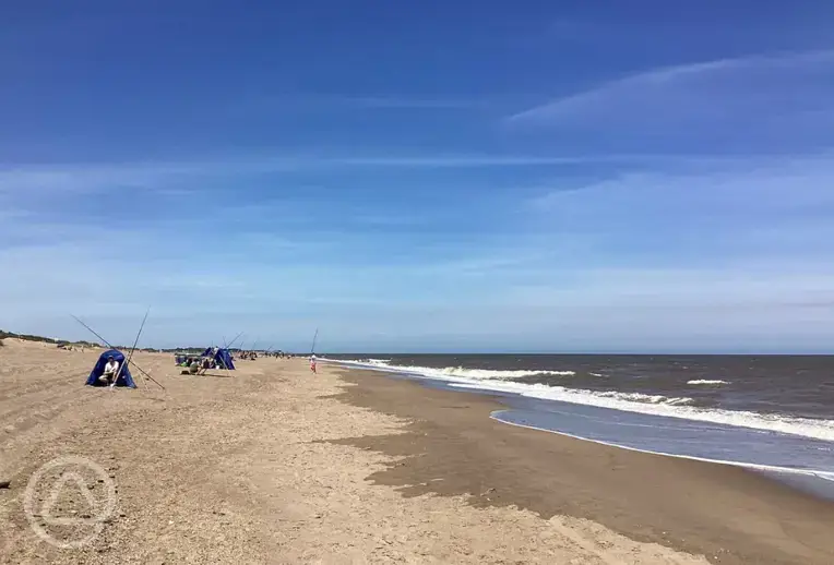 Next to Chapel Saint Leonards Beach