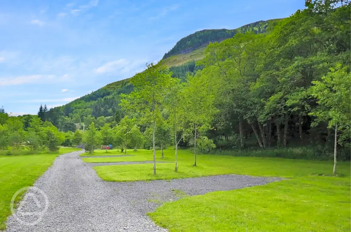 Non electric grass and gravel pitches