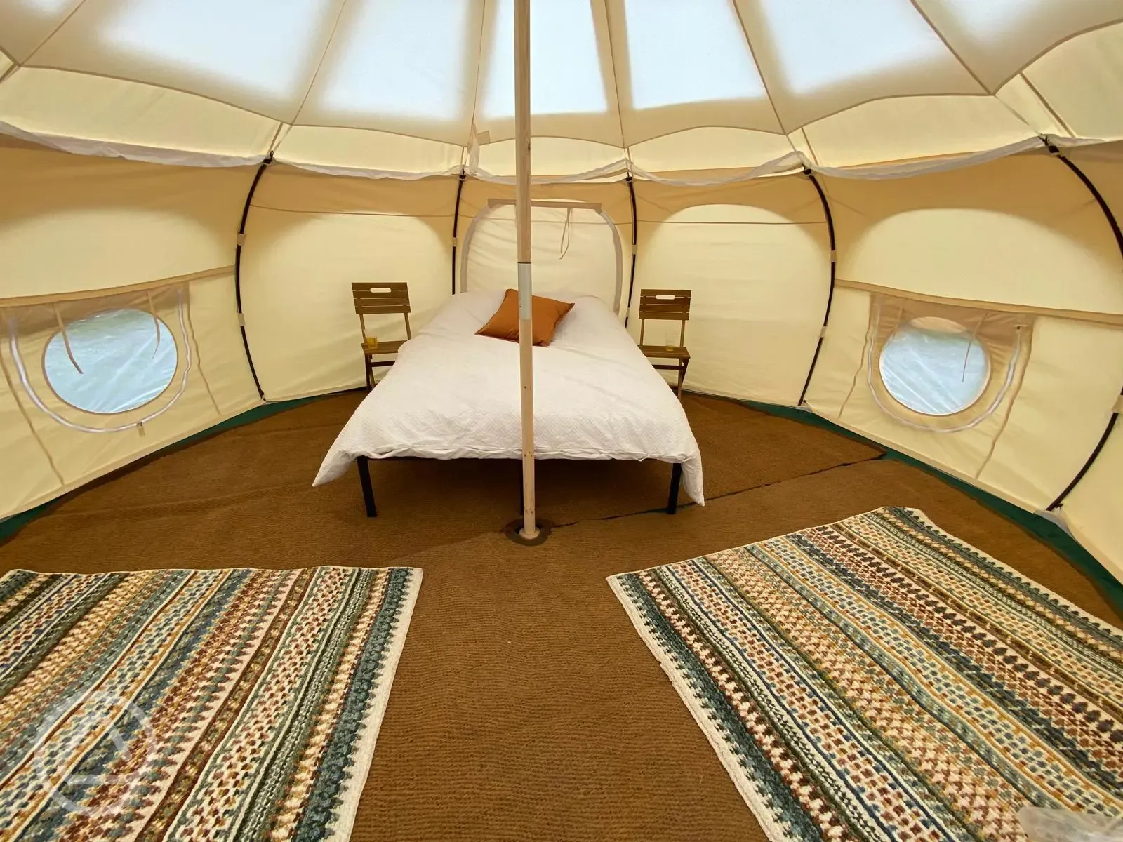 Bell tents interior