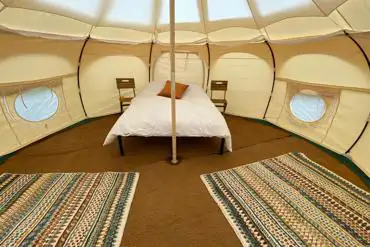 Bell tents interior