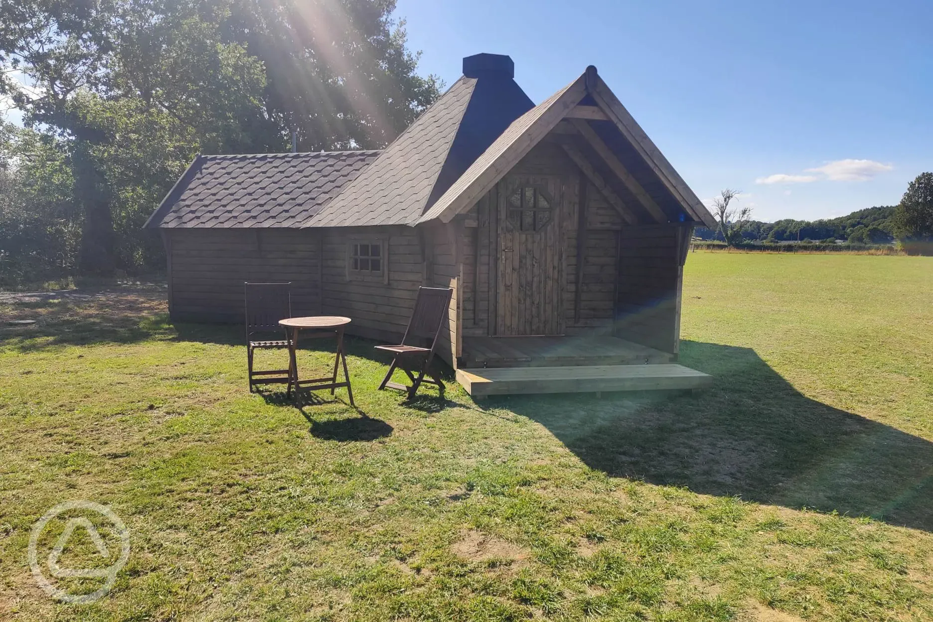 Glamping cabin