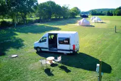 Fully serviced grass pitches
