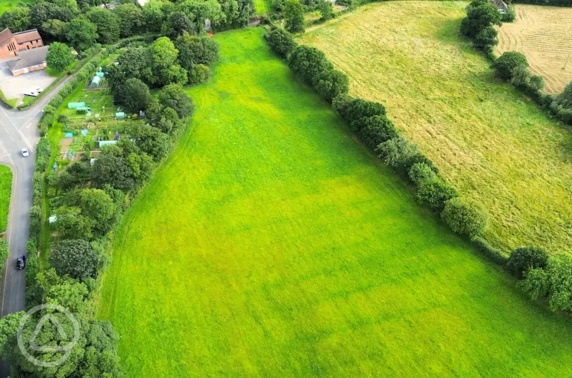 Aerial of the site