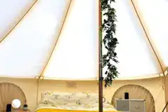 Bell tent interior