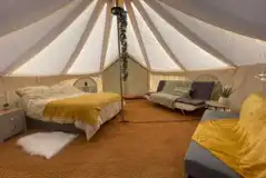 Bell tent interior