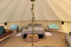 Bell tent interior