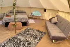 Bell tent interior