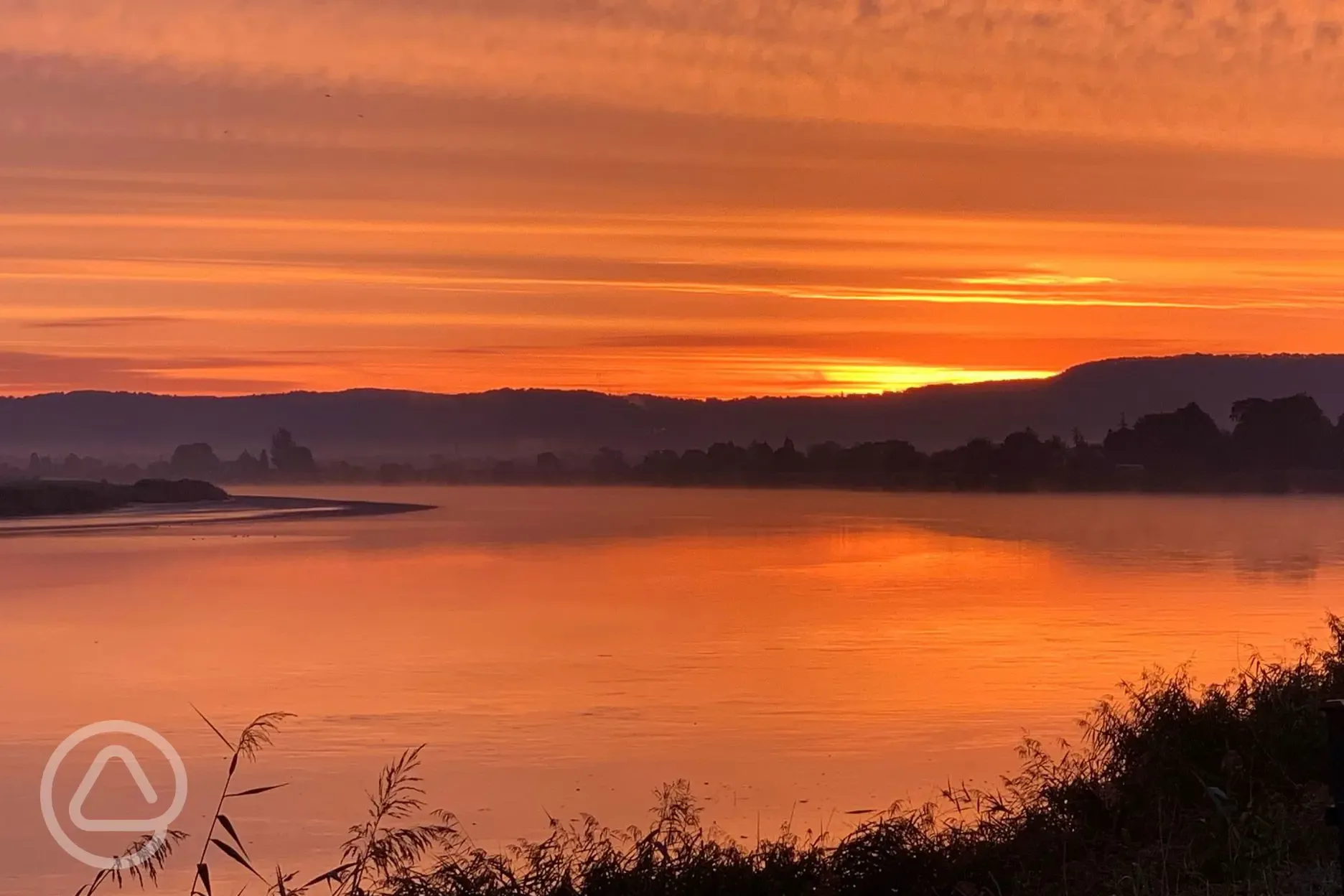 Sunset views over the River Severn