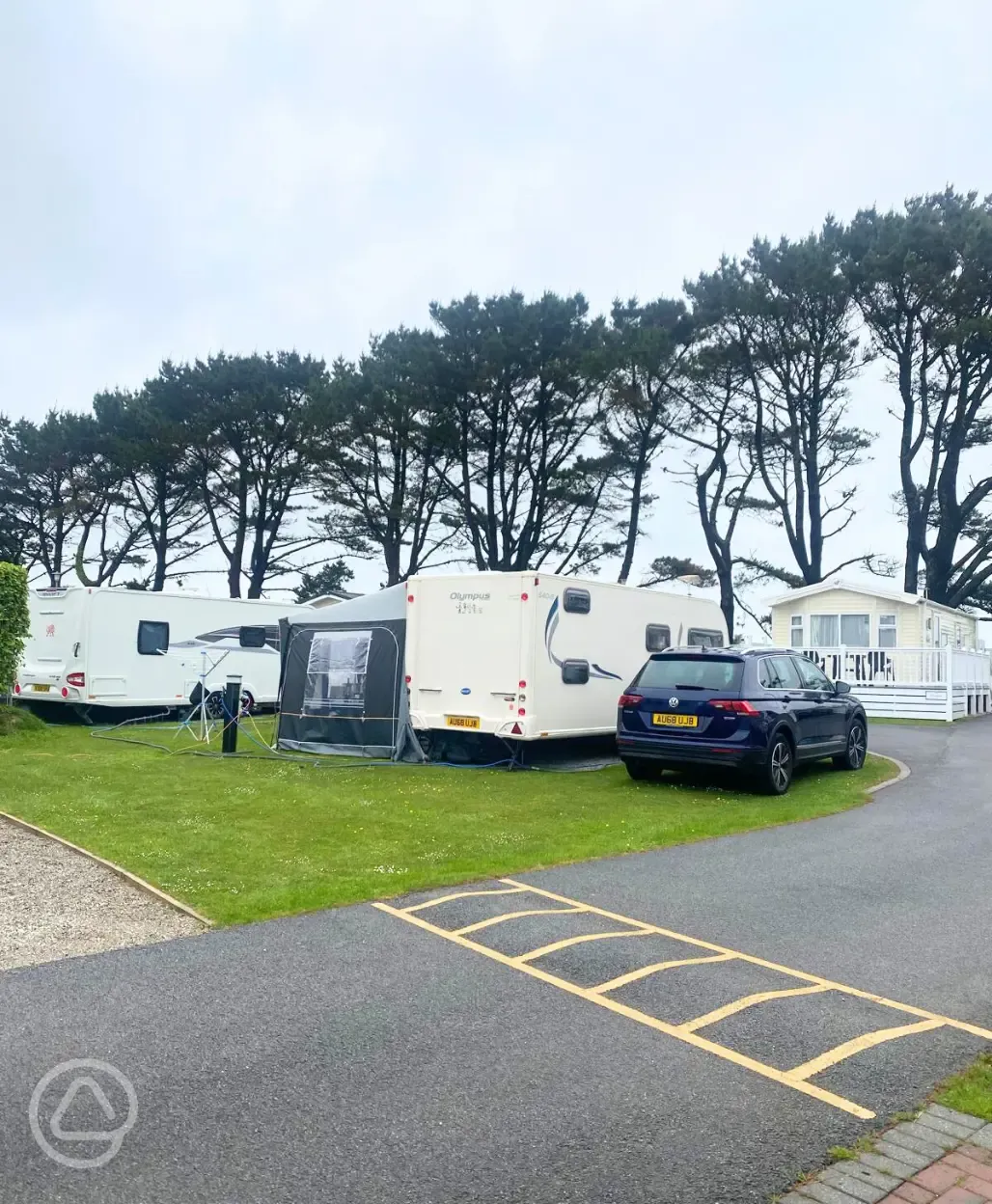 Gravel touring pitches