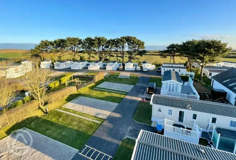 Aerial of the site