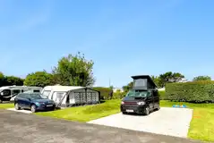 Gravel touring pitches with 16 amp hook ups