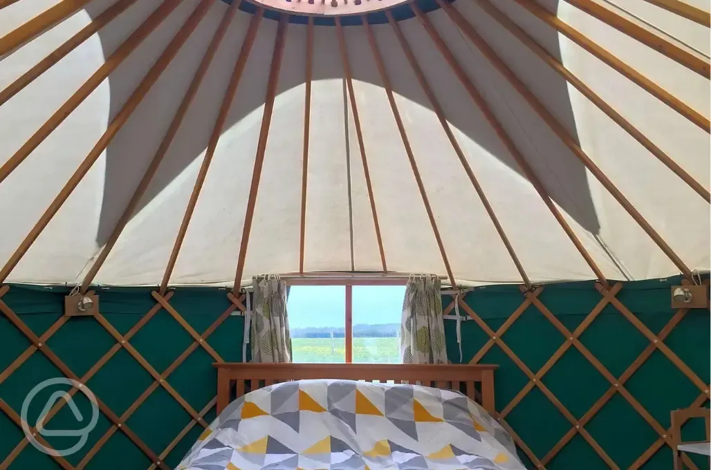 Ash Tree yurt interior