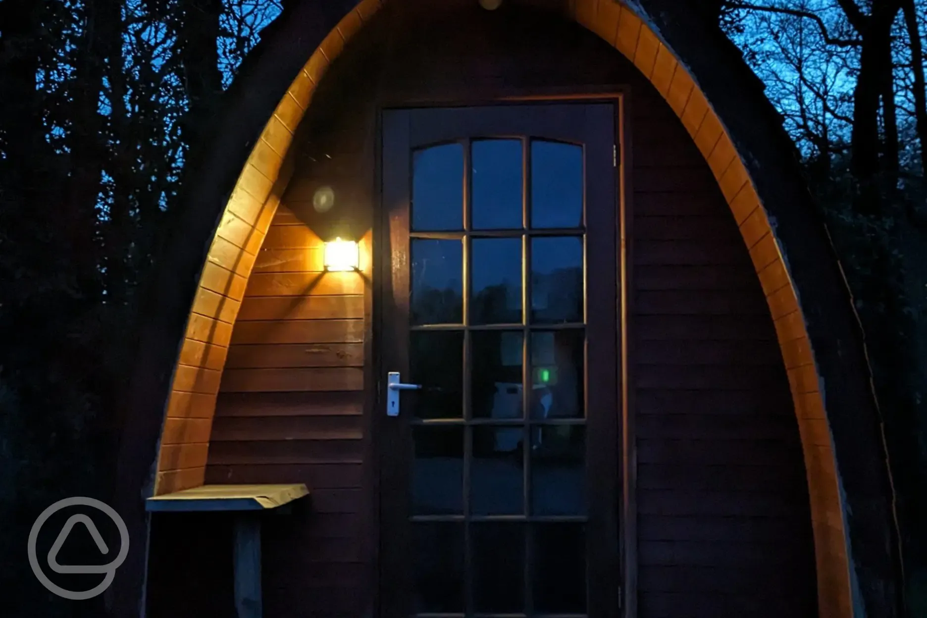 Pod at night