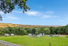 Camping field at Llandyfan Camping