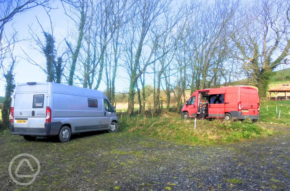 Non electric hardstanding campervan pitches