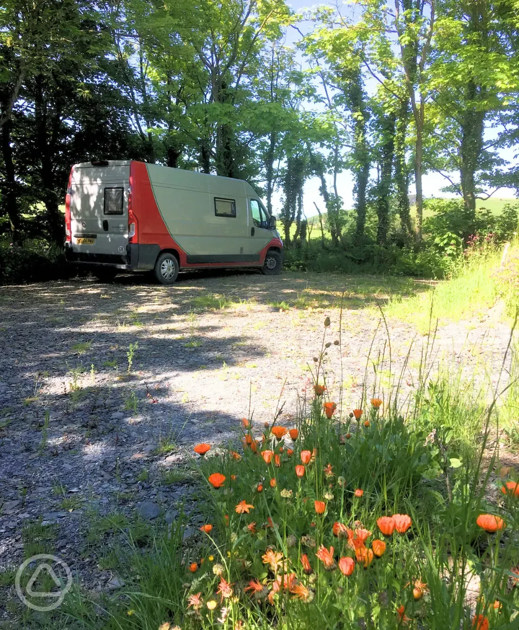 Non electric hardstanding campervan pitches