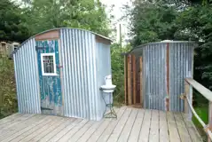 Shepherd's hut private facilities