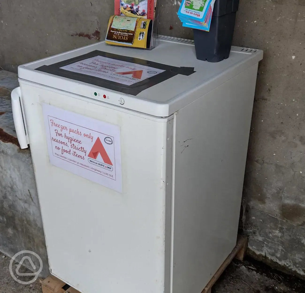 Shared fridge for campers