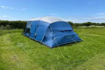 Non electric grass tent pitches