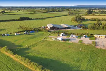 Aerial of Pointer Farm Campsite