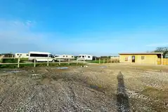 Hardstanding pitches with a 16 amp hook up beside the facility block Hardstanding pitches with a 16 amp hook up beside the facility block