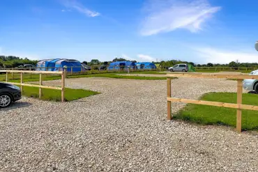 Hardstanding pitches (8m x 8m) at Pointer Farm Campsite