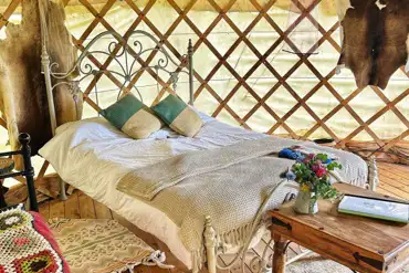 Yurt interior