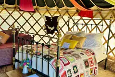 Yurt interior