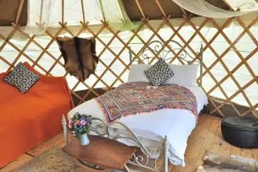 Yurt interior