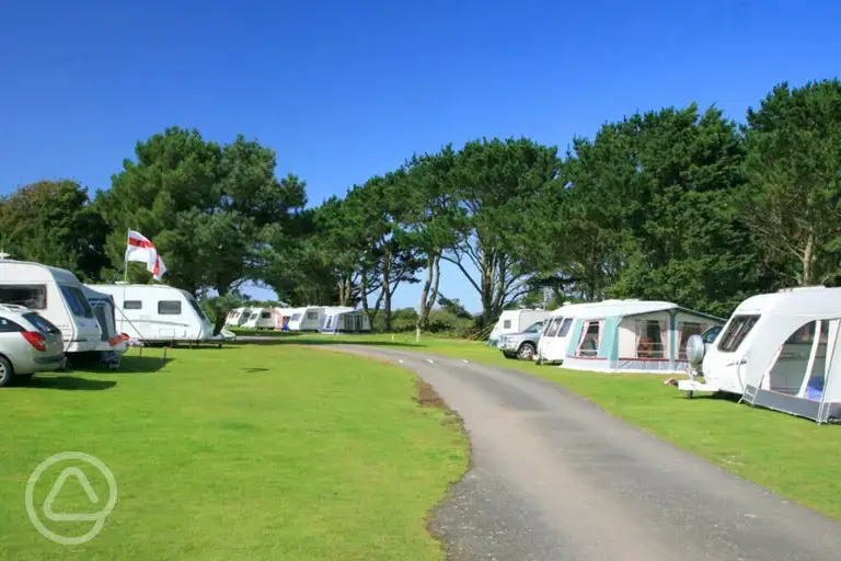 Grass touring pitches