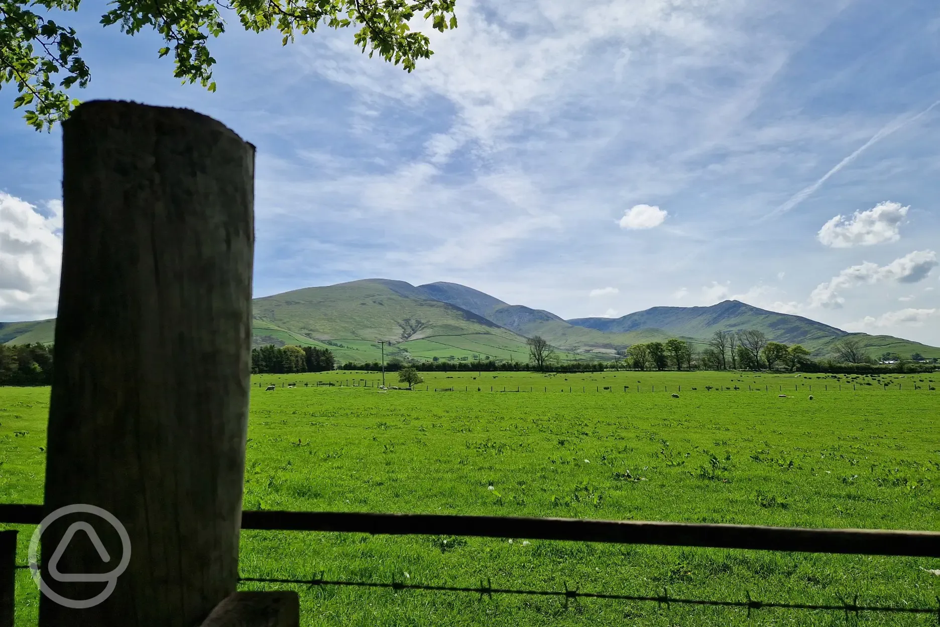 View of Skiddaw from the site