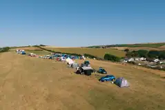 Aerial of the non electric grass pitches