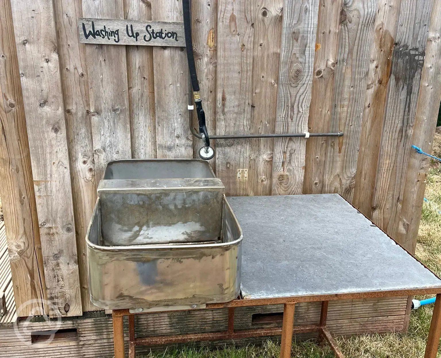 Washing up area 