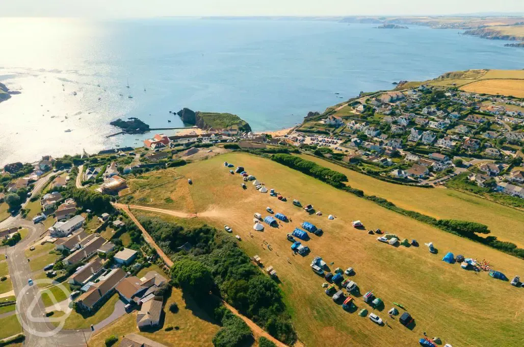 Aerial of the site